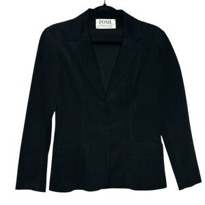 Vintage Posh Ultra suede coat. Size: Small